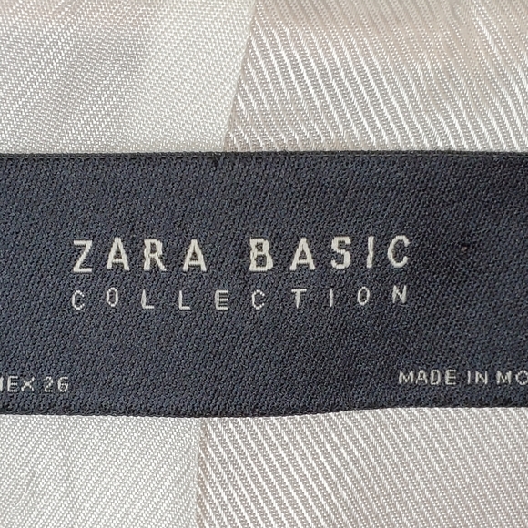 ZARA Gorgeous Blush Nude Pink Oversized Blazer S - Picture 3 of 8